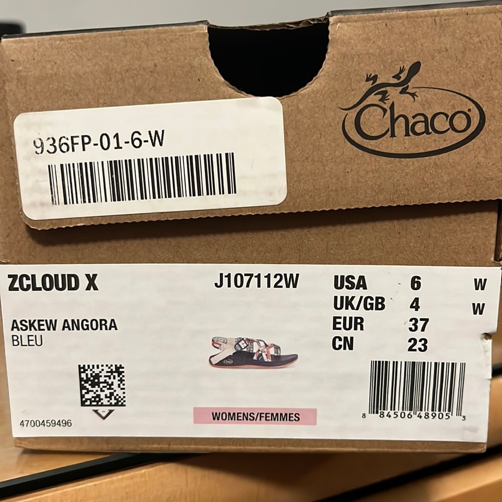 Chaco zcloud x   Askew angora Bleu - Picture 2 of 5